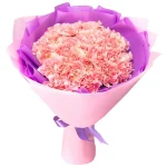 Букет из 25 розовых гвоздик