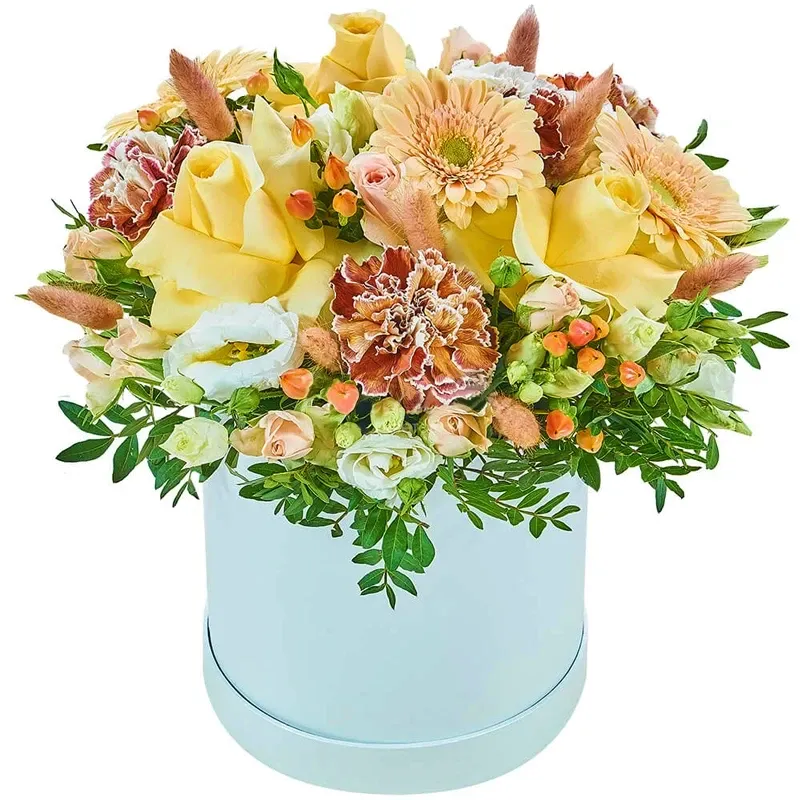 Цветы в коробке Единорог